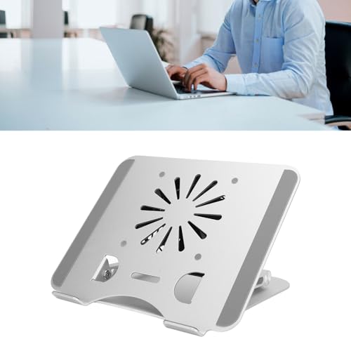Soporte ajustable para laptop con ventilador de enfriamiento miniatura 4