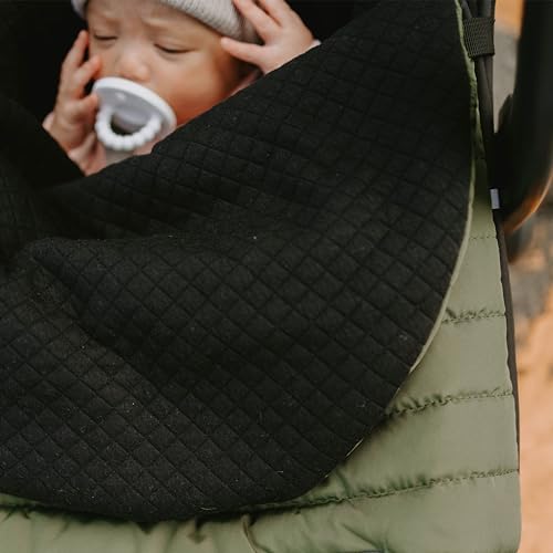 Image of Little Unicorn Infant Car Seat Footmuff - Weather-Resistant Baby Bunting Bag with Magnetic Closure, Non-Slip Backing & Open Harness Design - Universal Fit Winter Cover for Baby Car Seat & Stroller