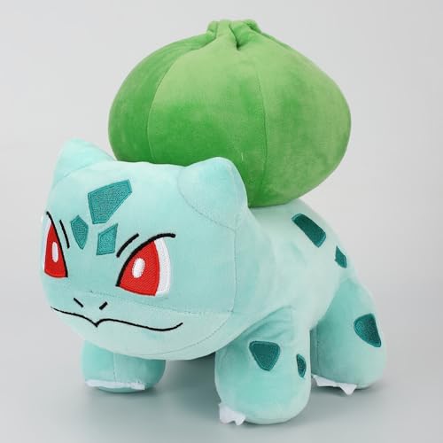 Image of Mirada Pokemon Bulbasaur Soft Plush Toy - 22cm | Official Licensed Cute Green Stuffed for Kids, Boys & Girls | Super Soft & Comfortable Plush | Ideal Gift for Birthday & Festivals