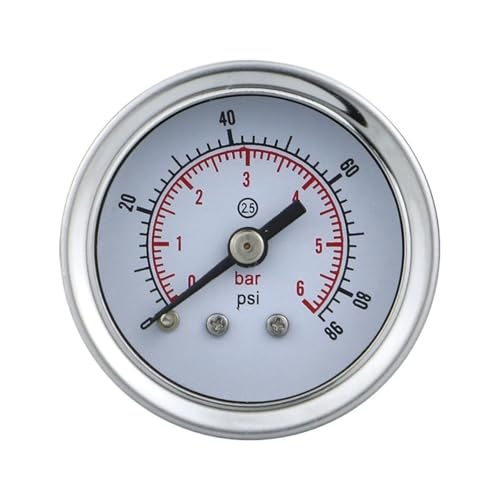 Manómetro de acero inoxidable 40mm NPT 1/8 para medir presión de agua, gas y aceite