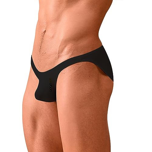 52hertz Men's Sexy Underwear Briefs Low Rise Underpants Sexy U Pouch Briefs2