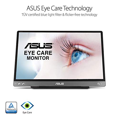 undefined ASUS ZenScreen MB14AC 14” Portable USB Monitor, 1080P Full HD, IPS, USB Type-C, Eye Care, Anti-glare surface, External Screen for Laptop, Hybrid Signal Solution, 3-Year Warranty , GRAY の商品画像 5