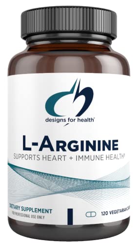 Designs For Health ARG120 L-Arginine 750Mg - Vegetarian Amino Acid Supplement + Nitric Oxide Precursor cover