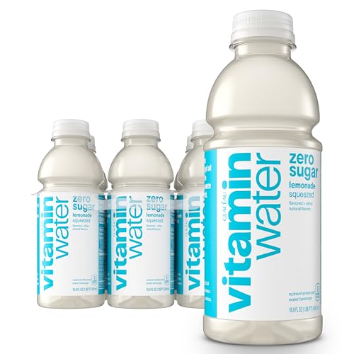 vitaminwater zero Squeezed, 16.9 fl oz, 6 Pack