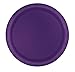 Unique Party 33055 - 23 cm Piatti per Feste Viola Profondo, Confezione di 16