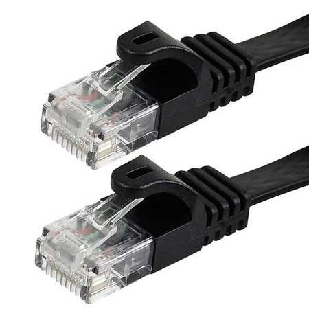 Cable Ethernet Cat 5e Negro 2.13 m miniatura 1