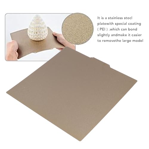 Plaque de construction PEI 350x350mm LiebeWH double face givrée - 3