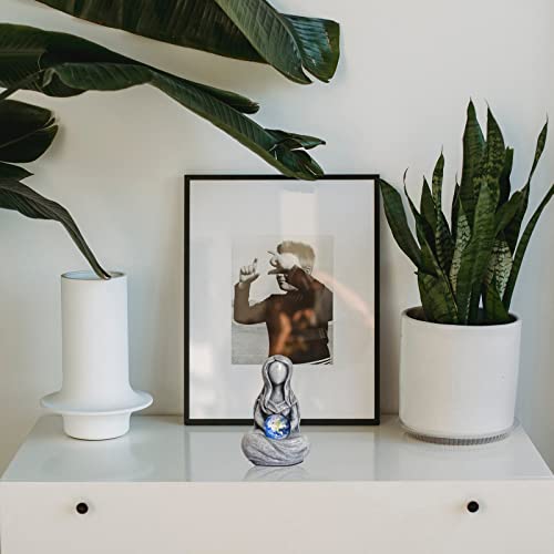 Gaia Statue Mother Earth, Holding The Earth Goddess Statue, Goddess Abstract Art Statue, Resin Retro Craft Decoration For Office Home And Garden #TOP3