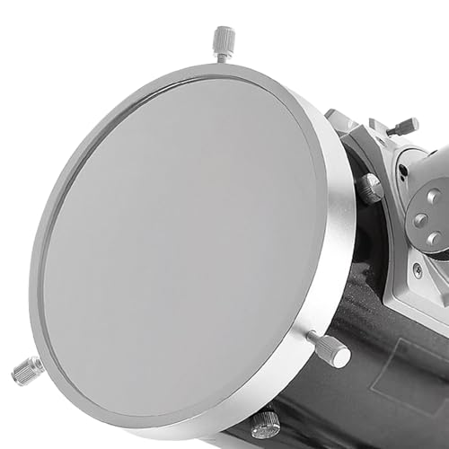 Faltbarer Sonnenfilter für Teleskop Metall Rahmen sicherer Sonnenschutz für Astronomie Sonnenbeobachtung Sonnenflecken Studium Hobbyastronomie Teleskopzubehör tragbar Studenten Lehrer Fotografen