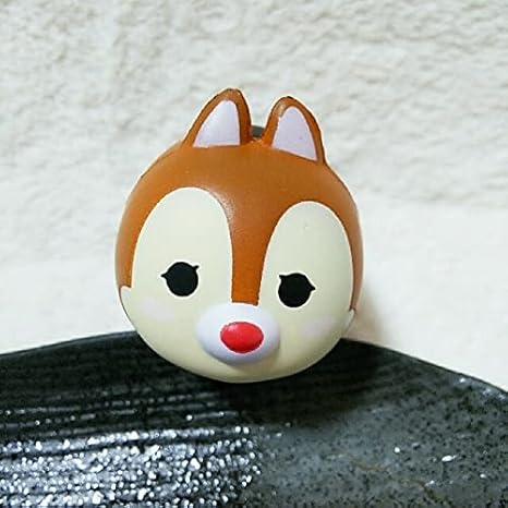 Amazon スクイーズ ツムツム チップとデール ストラップ スクイーズ おもちゃ