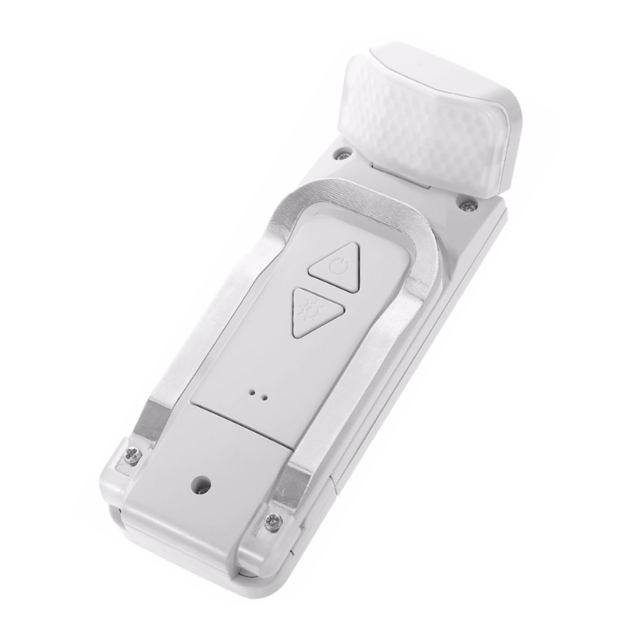 KALLORY 1set Rechargeable Book Reading Lamp Double Clips Color Temperature Brightness USB Powered Portable Reading Light for Bed Dorm and Travel Use