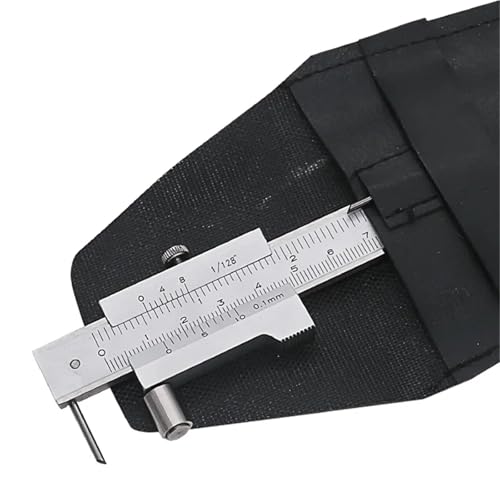 Calibrador Vernier para marcación 0-200 mm acero inoxidable miniatura 4