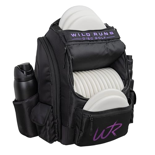 Premium Disc Golf Bag, 30+ Disc Capacity, Comfortable Shoulder Straps, Water-Proof Polyester Fabric