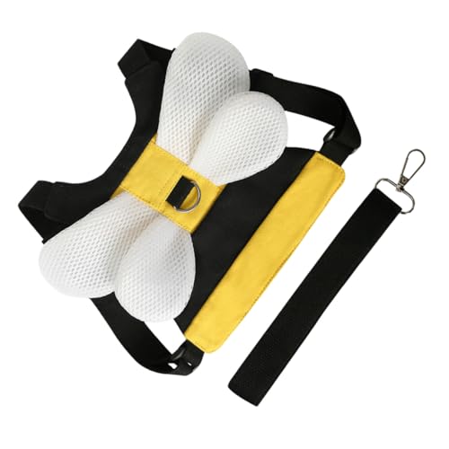 DECORNIJIA 用ハーネスリーシュ 転倒防止軽量ベルト 迷子防止 リード 肩負担軽減通気性素材 使用簡単 探索サポート