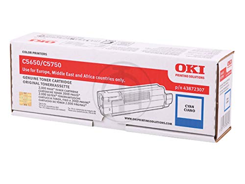 Toner cyan OKI C 5750 N pour imprimer tous vos dossiers d'architecture de couleur
