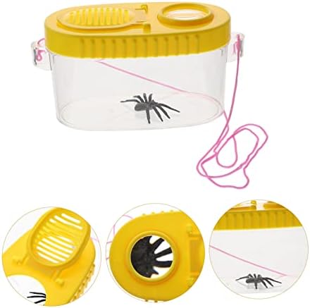 Kid Tools 4 Pcs Viewer Catcher Collections Box Nature Exploration Clear Container Tools for Kids Toy Container Multi-Function Boxes Magnifying Critter Boxes Accessory 7 41+11UNT7SL. AC
