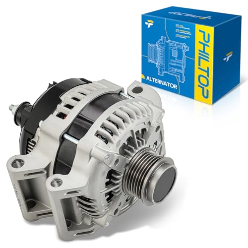 Image of PHILTOP 11576N New Alternator Fit for 2012-2016 Jeep Grand Cherokee | 220A Alternator for 2012-2021 Grand Cherokee, 2011, 2013-2014, 2018-2020, 2023 Durango, 2016-2017, 2019-2021 Challenger