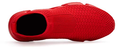 Image of Santiro Men's Running Shoes Breathable Knit Slip On Sneakers