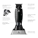 Andis GTX-EXO Black Label Special Edition, Professional Lithium-ion Electric Beard & Hair Trimmer, M-Force Technology, Cordless, Included Charging Stand, Black - Image 2