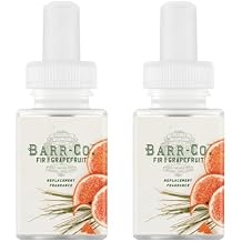 Pura & Barr-Co. Home Scent Refill - Smart Home Air Diffuser Fragrance - Up to 120-Hours of Premium Fragrance per Refill - Household Essential - Clean & Safe Diffuser - 2 Pack, Fir & Grapefruit