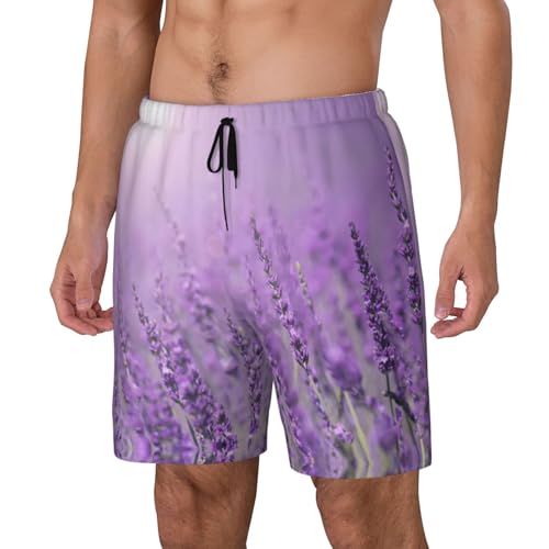 Short de bain séchage rapide violet lavande pour les vacances au soleil