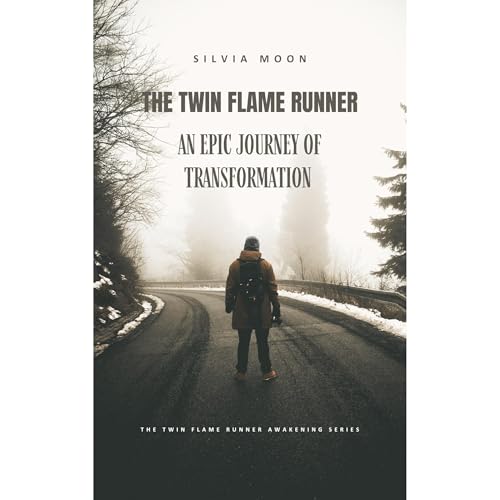 The Twin Flame Runner Audiolibro Por Silvia Moon arte de portada