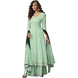 Oben: - Butterfliegennetz. Innen: - ATG Seide. Unten: - ATG Seide. Dupatta: - Butter Fly Netzwerk: - Stickstil: - Salwar Kameez Typ: - Konfektionswäsche: - Erstmalige chemische Reinigung 