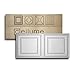 Ceilume 10 pc Stratford Ultra-Thin Feather-Light 2x4 Lay in Ceiling Tiles - for Use in 1" T-Bar Ceiling Grid - Drop Ceiling Tiles (White)