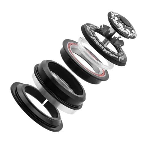 RAHONWHQB MUQZI MTB ���[�h�o�C�N �w�b�h�Z�b�g 44mm 50 6mm 1 1/8~1 1/2�C���`�e�[�p�[�`���[�u�t�H�[�N�ɑΉ� 28 6mm ��̌^�w�b�h�Z�b�g 44 50 6MM