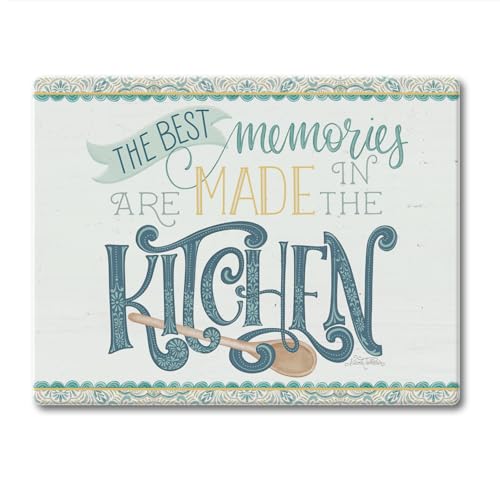 CounterArt Love to Cook 3mm Tempered Glass Cutting Board 10" x 8"