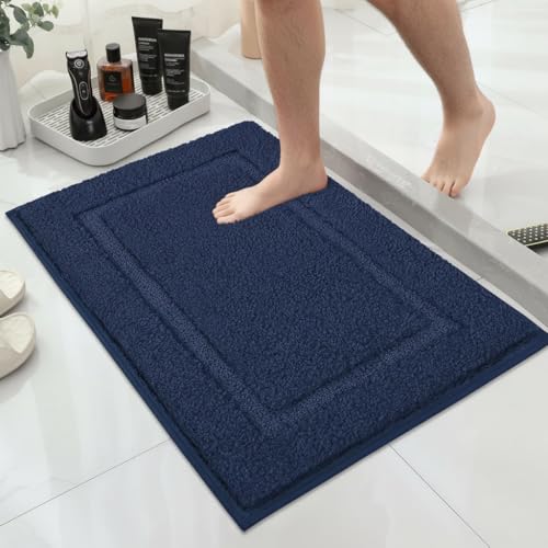 SHACOS Extra Soft Fluffy Small Bathroom Rugs 24x16 Bath Rugs Bath Mats
