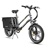 【120Miles & Dual Battery】Mukkpet fat tires electric bike with 48V 30AH removable battery, offers an impressive range of 80-120Miles. BMS protection and UL certified ensuring the utmost safety and stability during your rides. Mukkpet cargo ebike helps...