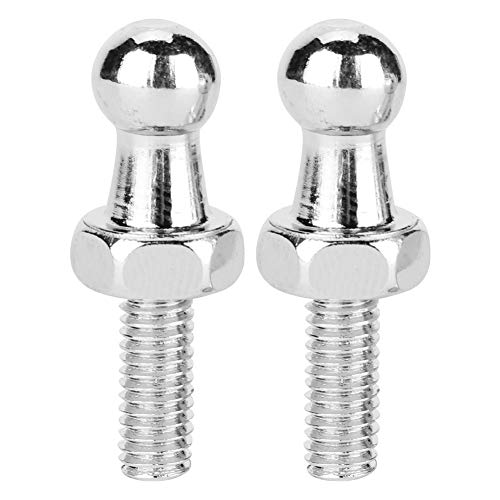 2 Piezas Tornillo M6 Soporte Perno Prisionero de Cabeza de Remolque de Bola para Usar con Amortiguadores de Gas Y Elevadores de Capó de Resorte de Aleación de Aluminio CNC