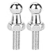 Car Bolt Ball Bolt, 2Pcs CNC Aluminium Alloy Ball Stud for Gas Struts Ended Bonnet (M6