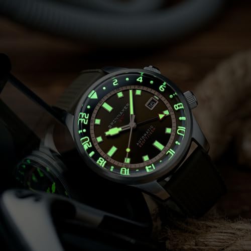 Image of Spinnaker Men's Bradner GMT Automatic Watch with Solid Stainless Steel Bracelet SP-5121
