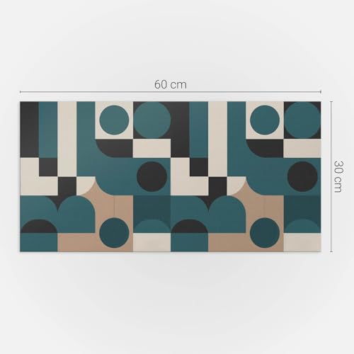Paneles murales 60x30 cm de diseño moderno rectangulares e impermeables 5