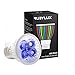 RubyLux All Blue Antibacterial LED Bulb Size Small
