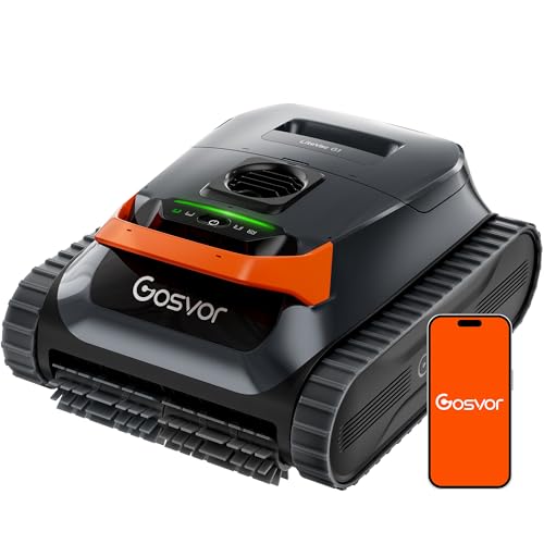 (Nuovo 2026) Gosvor Robot Piscina Limpiafondos y Paredes, Doble Filtración, Planificación Inteligente Rutas, 5 Modos, Control APP, 200Min Autonomía, Línea Agua y Zona Poco Profunda, Auto Parking, 200㎡ (Nuovo 2026) Gosvor Robot Piscina Limpiafondos y Paredes, Doble Filtración, Planificación Inteligente Rutas, 5 Modos, Control APP, 200Min Autonomía, Línea Agua y Zona Poco Profunda, Auto Parking, 200㎡