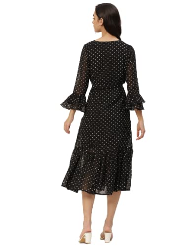Image of Wisstler Women MIDI Dress with Lining Fashion Length