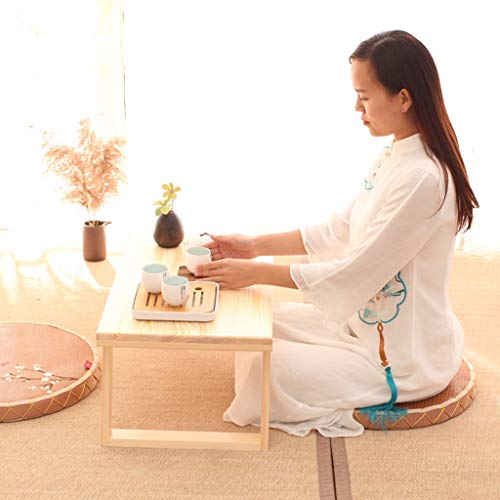 Table basse en bois 60 cm pour optimiser les petits salons étroits