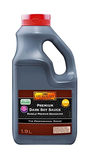 Premium Dark Soy Sauce, Professional Range Bulk Size, Vegan,No Added Preservatives, Halal 1.9 Litre (Pack of 1)