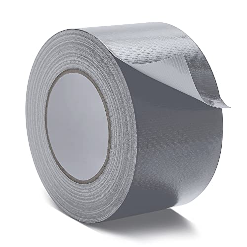 Image of Reniteco Silver Duct Tape- 3 inches x 45 Yards, Waterproof & All-Weather, No Residue, UV Resistant, Heavy Duty for Car, Home & Outdoor Repairs, 1 Roll
