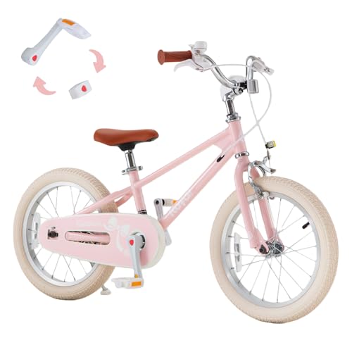 Image of RoyalBaby EZ Kids Bike,12 14 16 18 Inch Convertible Balance to Pedal Bike for Boys & Girls,Beginner Bicycle for Ages 2-9 Years