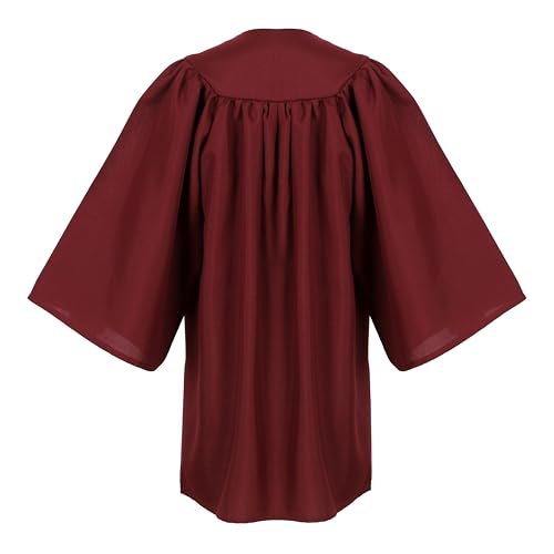 Image of Matte Kindergarten Preschool Graduation Gown and Cap Set with Year Tassel for Kids