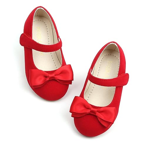 Toddler Flower Girl Dress Shoes - Little Girl Ballet Flats Wedding Party