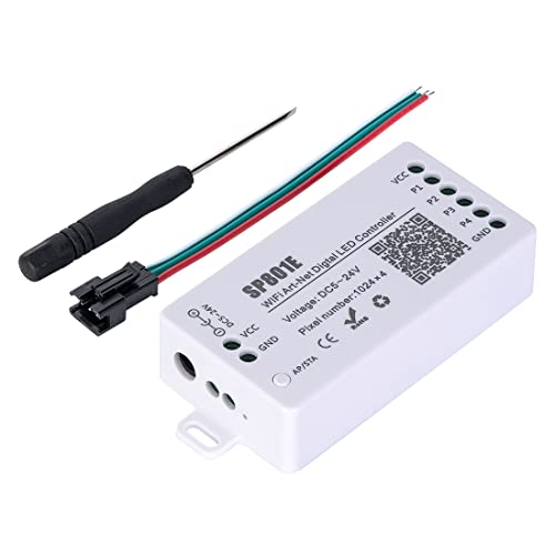 Contrôleur WIFI et BT SP801E pour animer votre décoration lumineuse et panneau de matrice LED