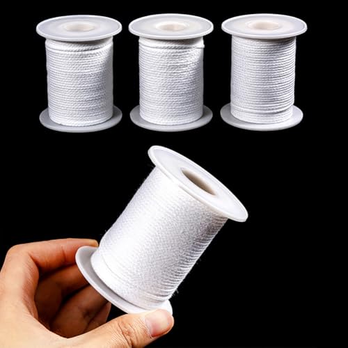 2 Rollos de Mecha para Velas 2 mm Trenzada de Algodón miniatura 3