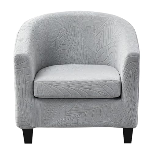 Generic - Armchair Covers 2 Pieces Club Chair Covers 1 Seater Elastic Cabriolet Armchair Covers(Gris Claro)