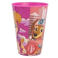 Stor Wiederverwendbarer Kinderbecher aus Kunststoff, 430 ml, Paw Patrol Girl