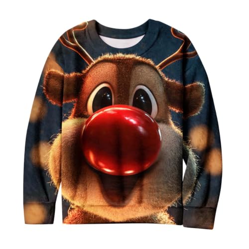 Christmas Sweatshirts For Women Crewneck Bold Graphic Holiday Pullover Tops - image 5